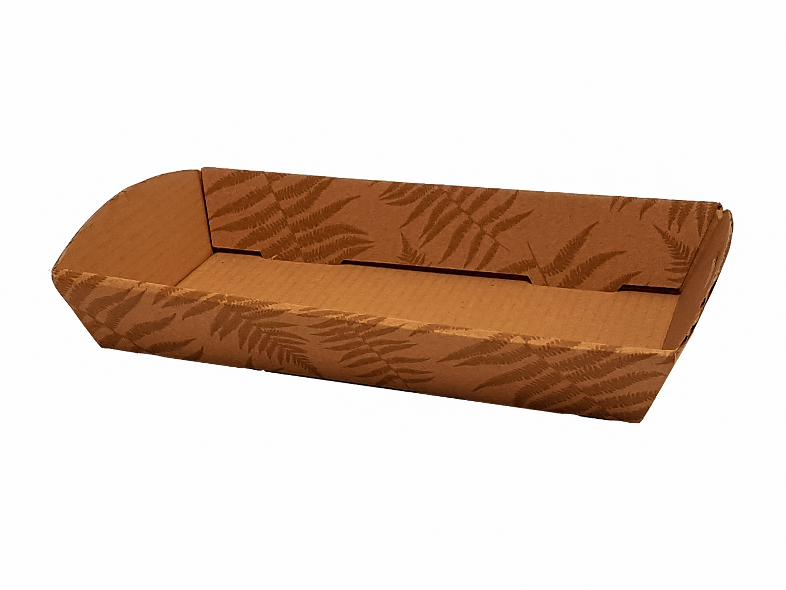 Assembled Food Tray 165x92x30mm Nk B Fern Food Grade Berica