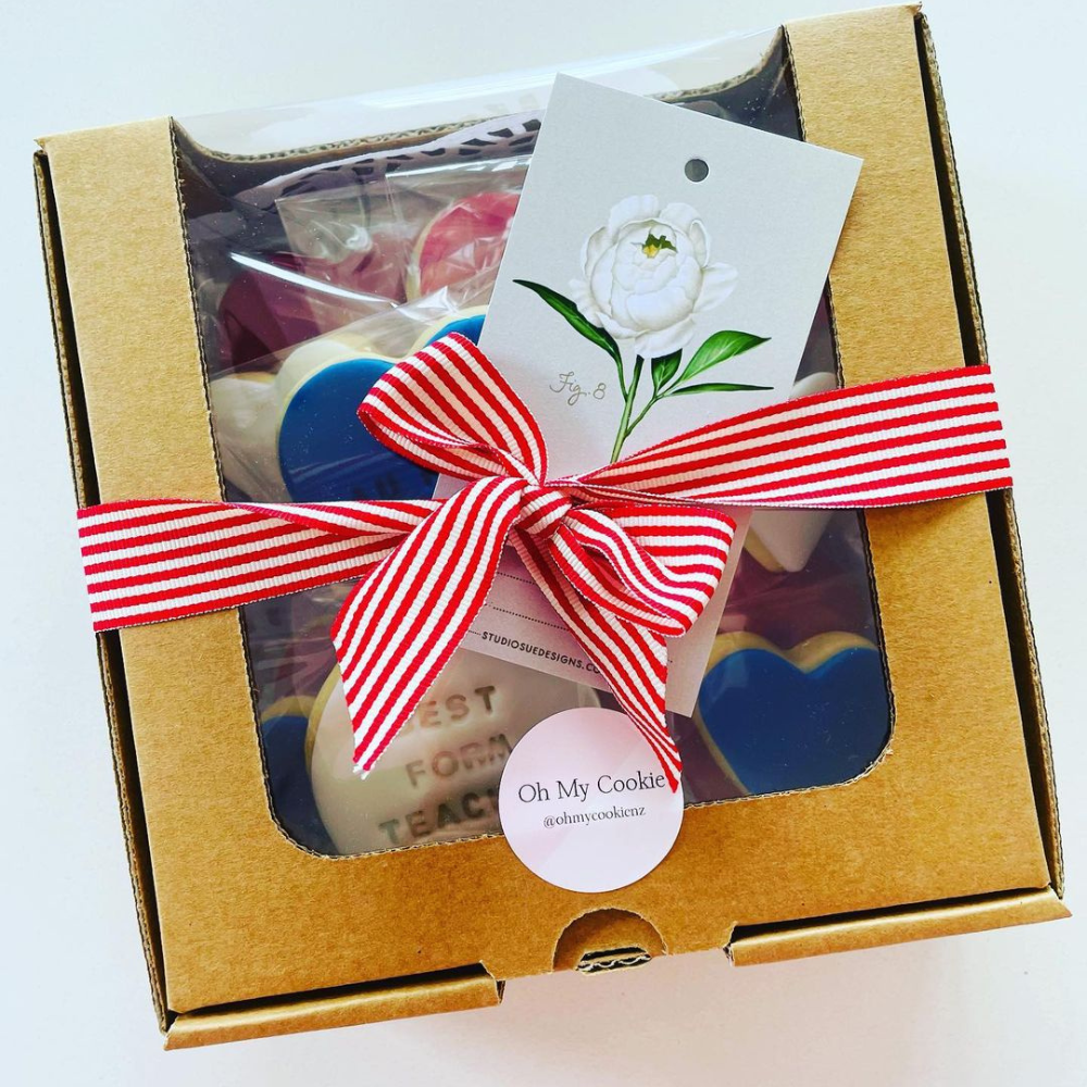 Quiche Box with Window, 180L x 180W x 65H mm (7 x 7 x 2.5"), Natural Kraft