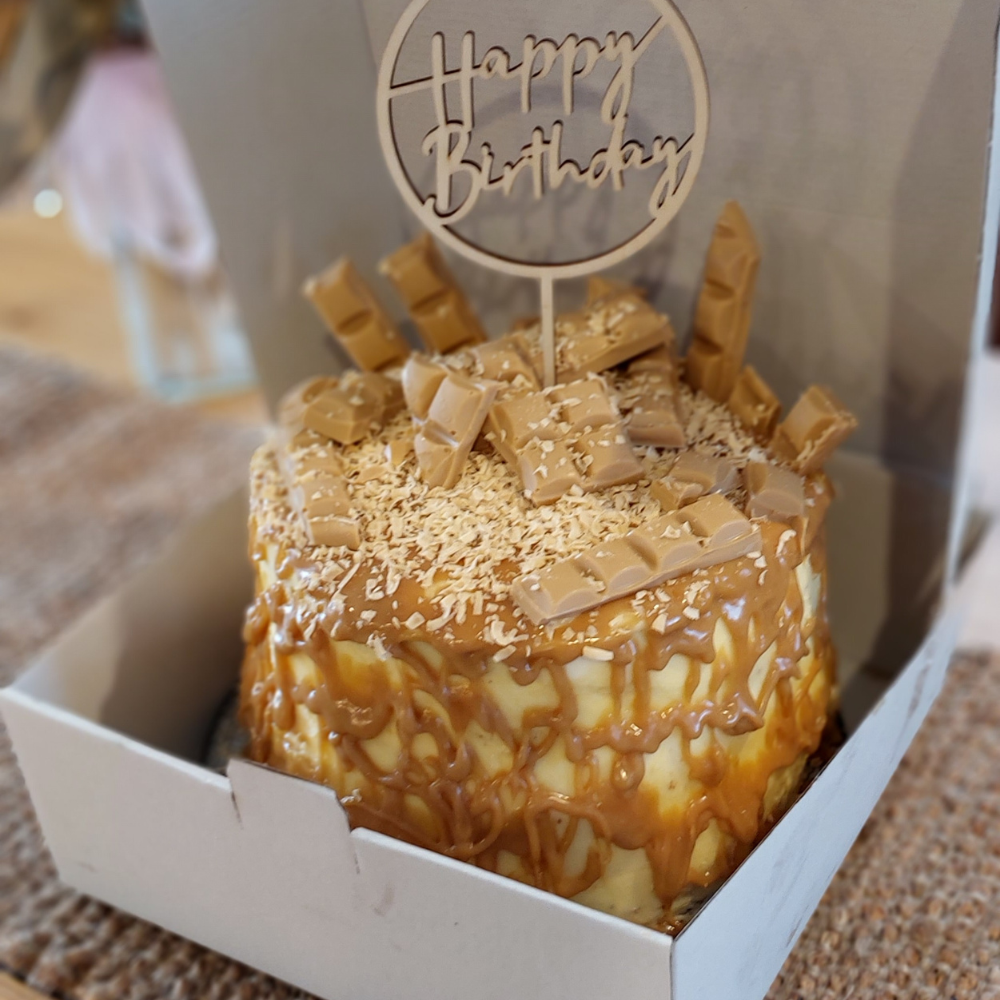 Cake Box Non Window, 265L x 265W x 100H mm (10 x 10 x 4"), White