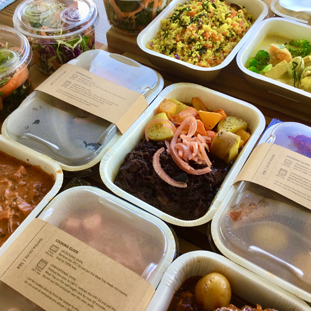 Dual Ovenable Meal Tray, 580 ml Capacity, Light Brown